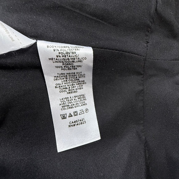 Loft Women's Tweed Metallic Textured Mini Skirt, Size 0, Lined, Holiday, Dressy - Picture 3 of 9